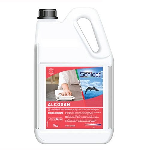 Detergent igienizant Alcosan, pe baza de alcool pentru echipamentele, ustensilele de bucatarie, moldova