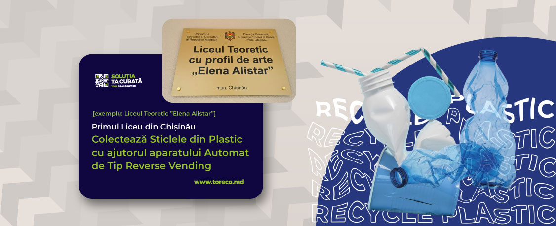 ecologie, sustenabilitate, societate, implicare, colectare sticle din plastic cu aparat automat de tip RVM, Chisinau, Moldova