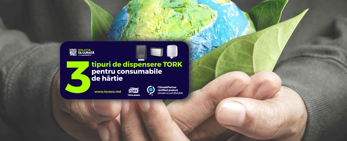 tipuri de dispensere Tork pentru consumabile de hârtie, moldova, toreco