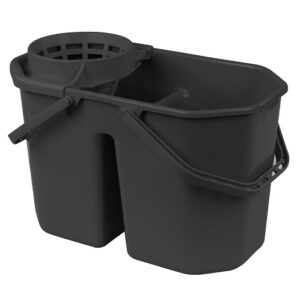 Galeata dubla profesionala cu storcator, ELISSE, 15 L, neagra, IPC, Moldova, toreco