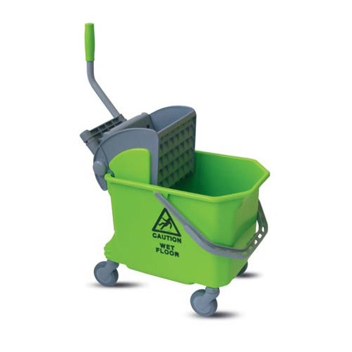 Carucior cu rotile si storcator, Speed Book, 18 L, verde, IPC, Moldova, toreco