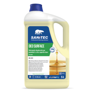DEO SURFACE Gold Argan, Detergent parfumat pentru pardoseli și suprafețe dure, Italchimica, Sanitec, Moldova, Toreco